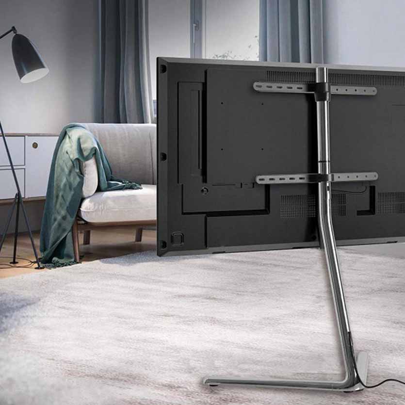 BP0079 FLOOR TV STAND 49-70″ 40KG MAX WITH V-BASE LOGILINK