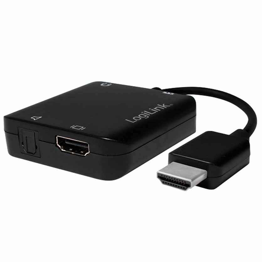CV0106 HDMI AUDIO EXTRACTOR M/F +3.5mm +OTD, 2CH/5.1CH LOGILINK