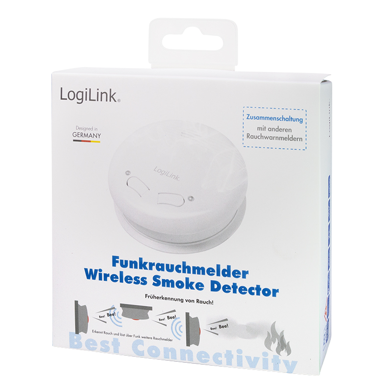 SC0014 SMOKE DETECTOR WIRELESS 433MHZ LOGILINK