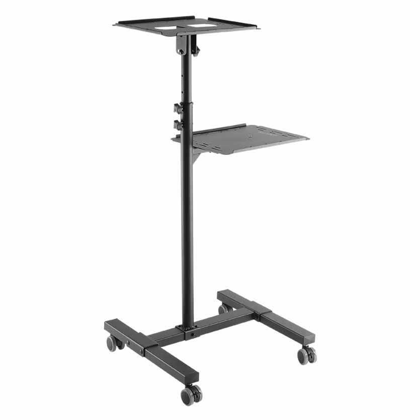 BP0069 PROJECTOR/LAPTOP TROLLEY, HEIGHT ADHUSTABLE, TILT 10KG LOGILINK