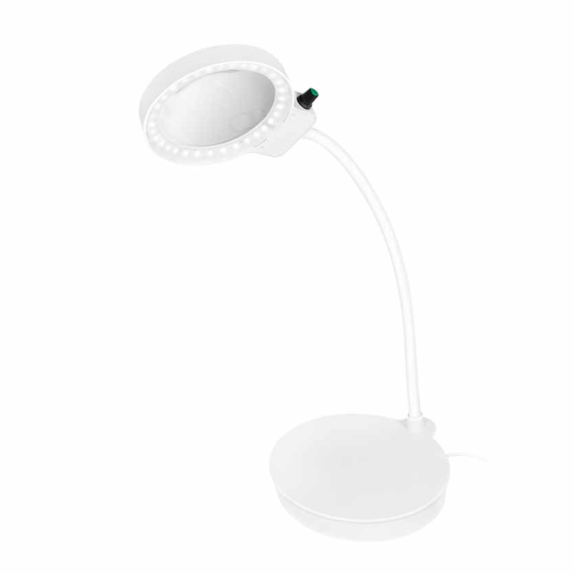 WZ0067 MAGNIFYING DESK GLASS LAMP 8 & 36  DIOPTER  LOGILINK