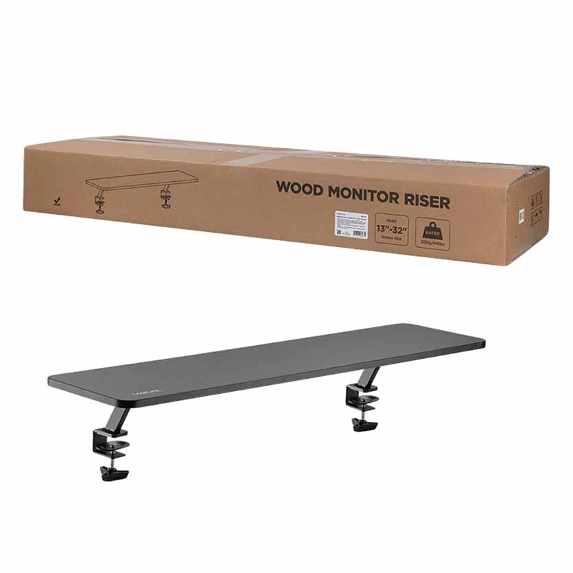 BP0154 TABLETOP MONITOR RISER FOR 13-32″ MONITORS 1m LONG, LOGILINK