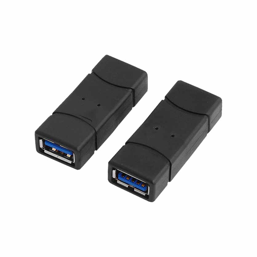 AU0026 USB 3.0 A-FEMALE TO A-FEMALE ADAPTER BLACK LOGILINK
