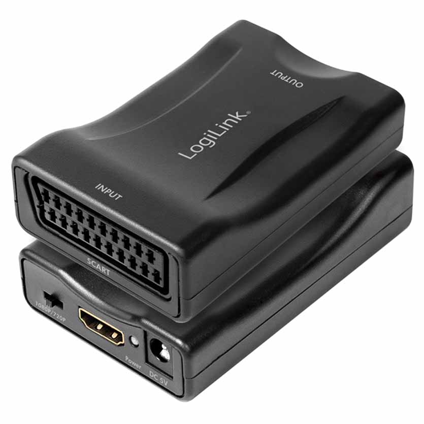 CV0160 SCART/F TO HDMI-A/F CONVERTER 1080p BLACK LOGILINK
