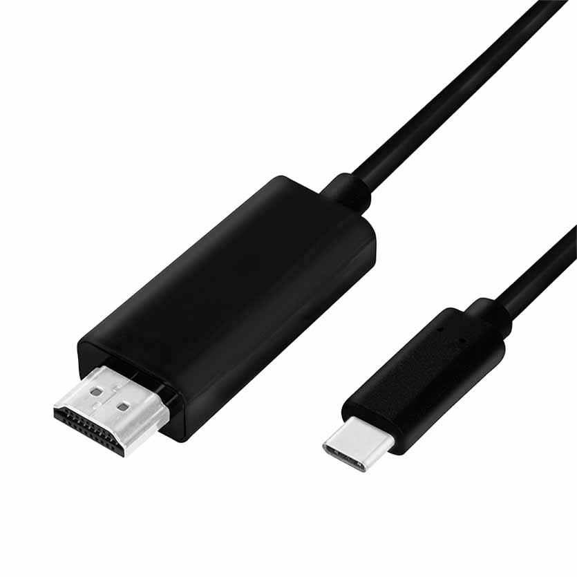 UA0330 3m USB-C 3.2 GEN1 TO HDMI M/M 4K/60HZ BLACK LOGILINK