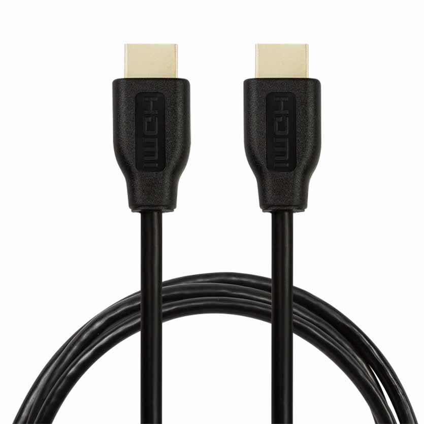 CH0045 7,5m HDMI 4K/30HZ A/M TO A/M BLACK FLAT CBL LOGILINK
