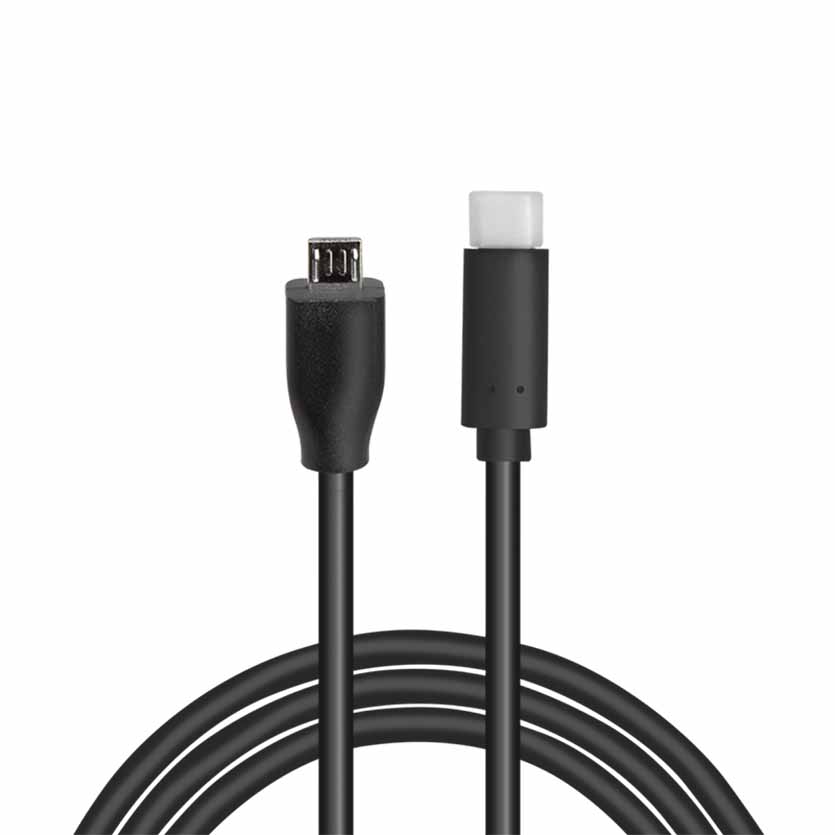 CU0196 0.5m USB CABLE USB TYPE- C TO USB2.0 MICRO M/M BLACK LOGILINK