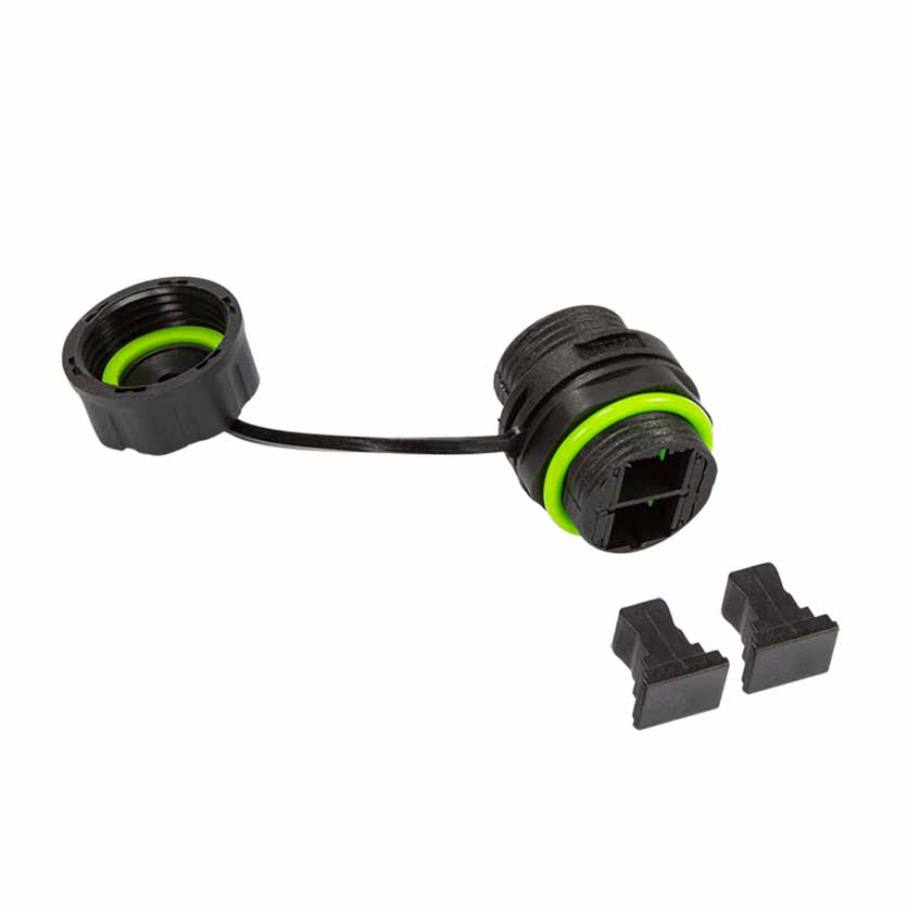 FA05SD1 WATERPROOF FIBER OPTIC DUPLEX SC CONNECTOR WITH DUST CAP LOGILINK