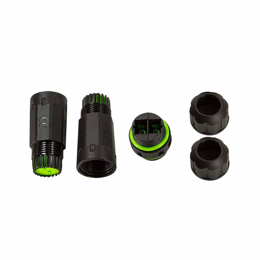 FA05SD3 WATERPROOF FIBER OPTIC DUPLEX SC CONNECTOR WITH 2 CABLE GLANDS LOGILINK