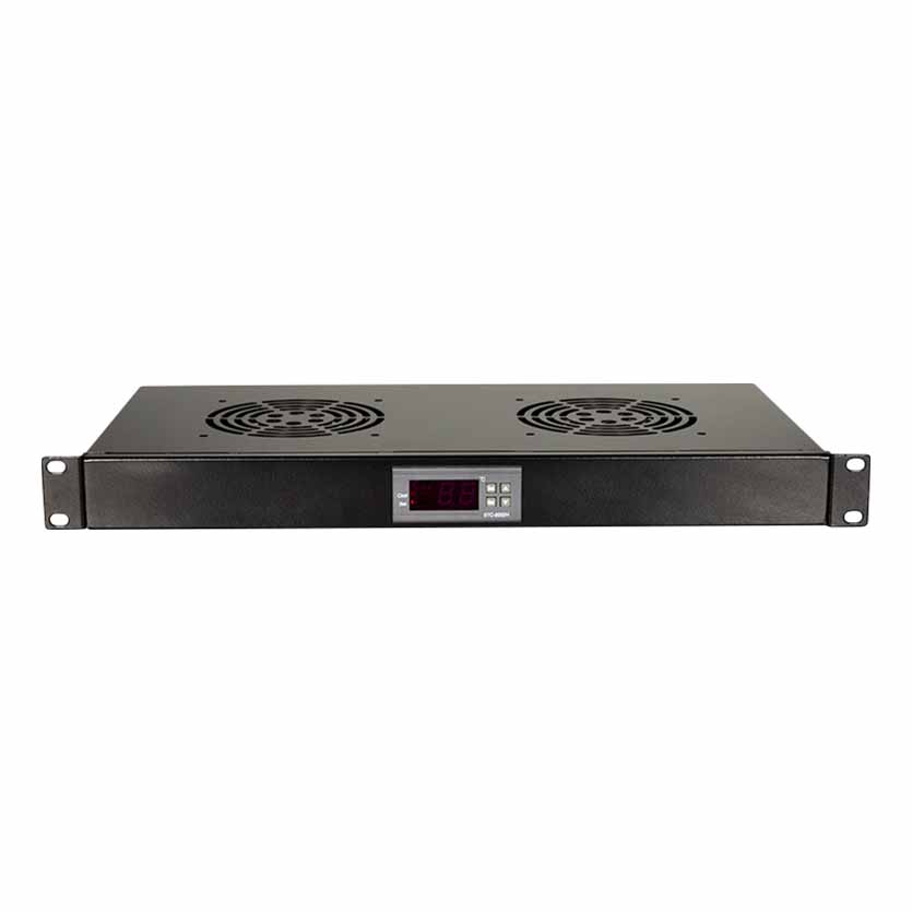 FAU02FB 19″UNIT WITH 2 FANS, BLACK LOGILINK