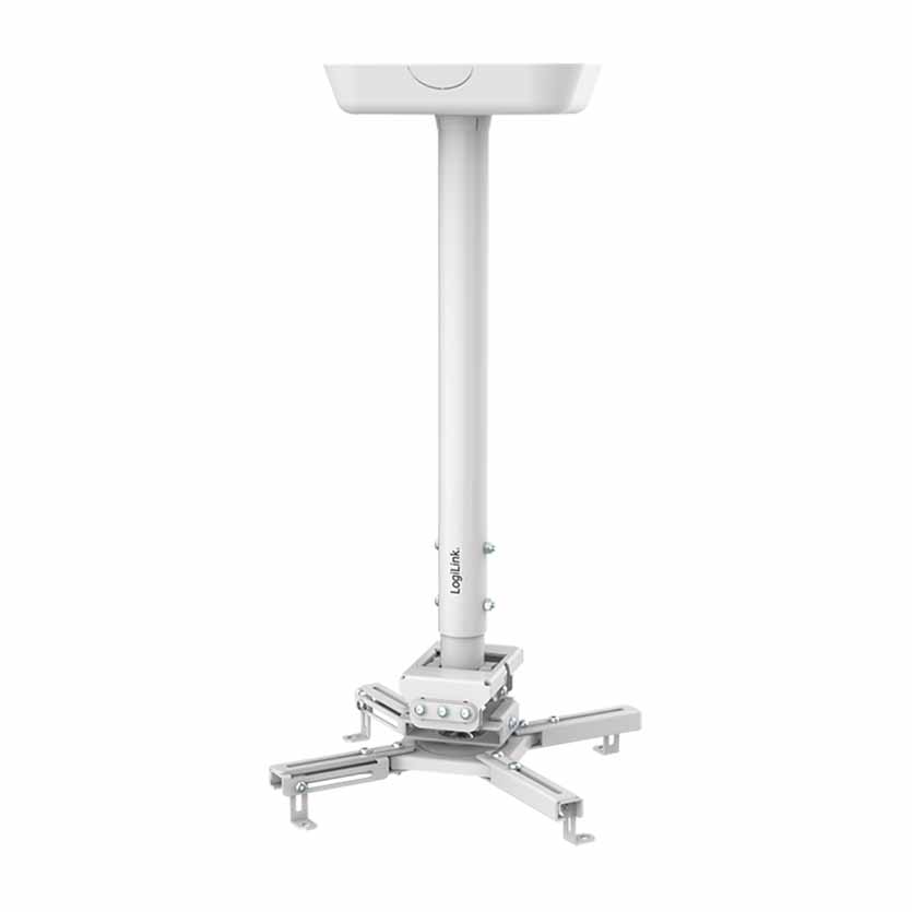 BP0157 PROJECTOR CEILING MOUNT,ARM LENGTH 59,5-89,5cm, WHITE, LOGILINK