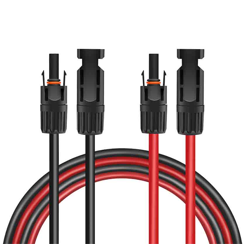 PHC0101 2m SOLAR EXTENTION CABLE SET, MC4/M TO MCS4/F 6mm CU LOGILINK