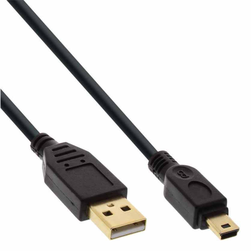 31805F USB A TO MINI5P 0.5m INLINE