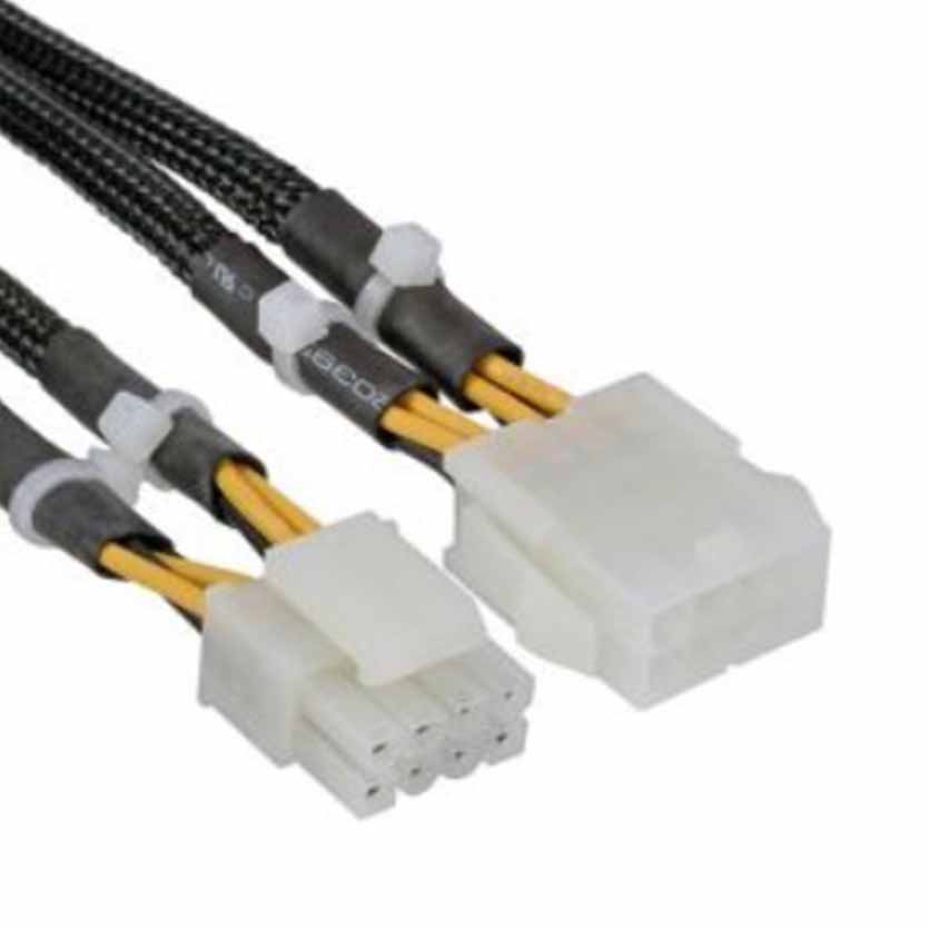 26630A POWER EXT.INTER.2x4pin>8pin BU INLINE