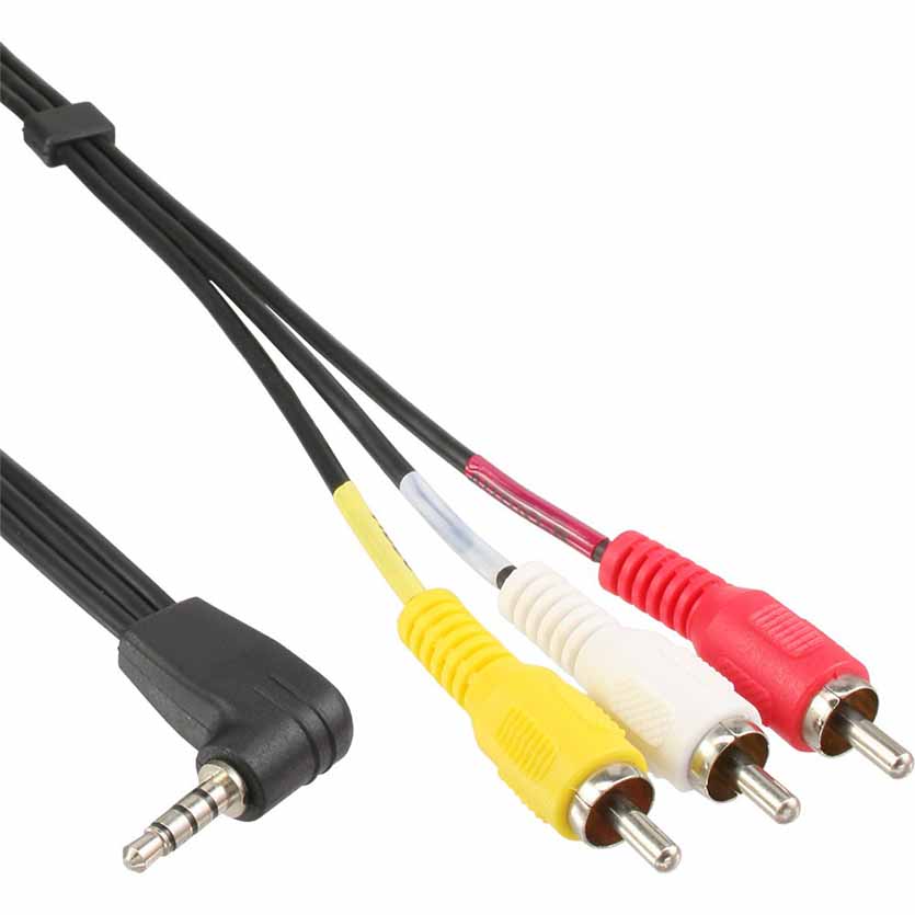 89600 1.5m AV CONN CBL 3.5mm4PIN>3xRCA INLINE