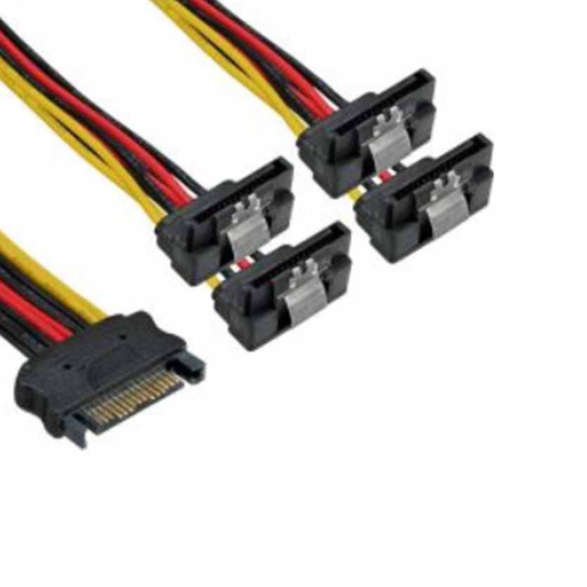 29683V SATA POWER Y CBL SOCKET TO 4xSATA INLINE