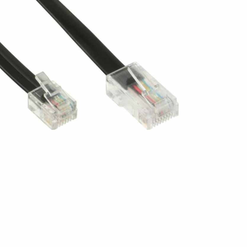18643 MODULAR ADAPTOR RJ12/RJ45 3m INLINE