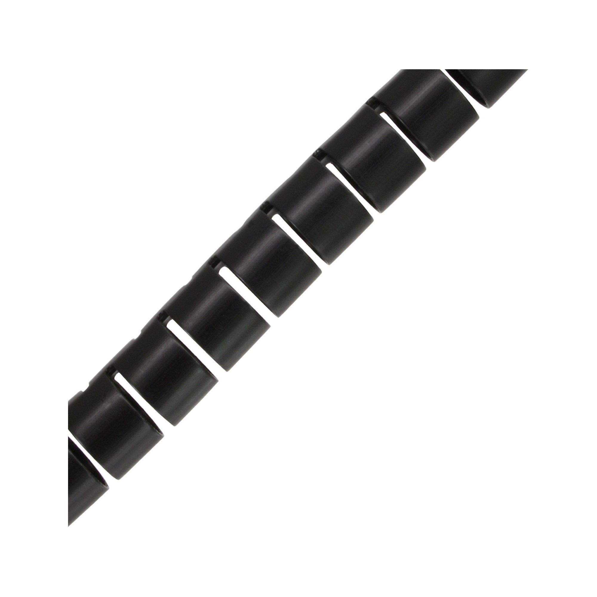 59947S 10m SPIRAL WRAPPING BAND 15mm BLACK, INLINE