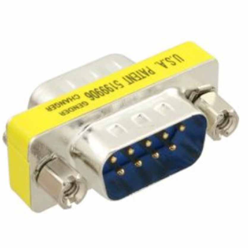 32214 MINI GENDER CHANGER 9pin M/M INLINE