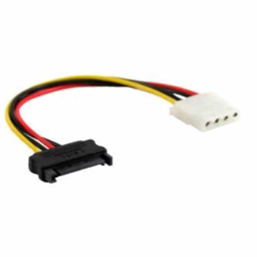 29669 SATA POWER CBL 4pin>15pin 15cm INLINE