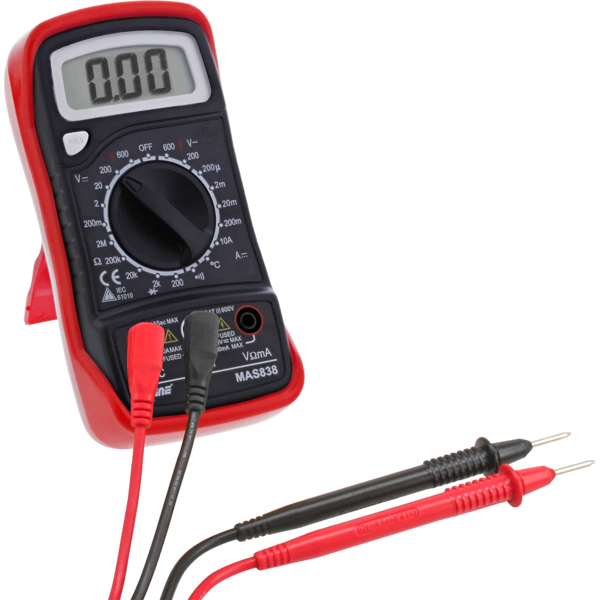 43117 DIG.MULTIMETER W/TEMPERATURE PROB INLINE