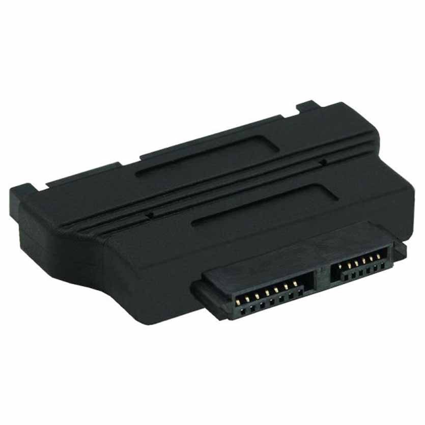 29611 SATA ADAPTER 22pin PCB SIDE to SLIMLINE SATA 13pin CABLE INLINE