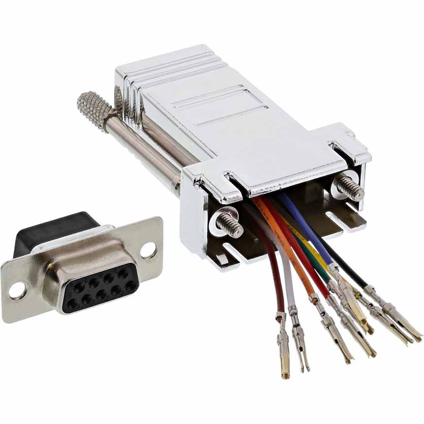 68889L MODULAR ADPT 9pin F TO RJ45 F INLINE