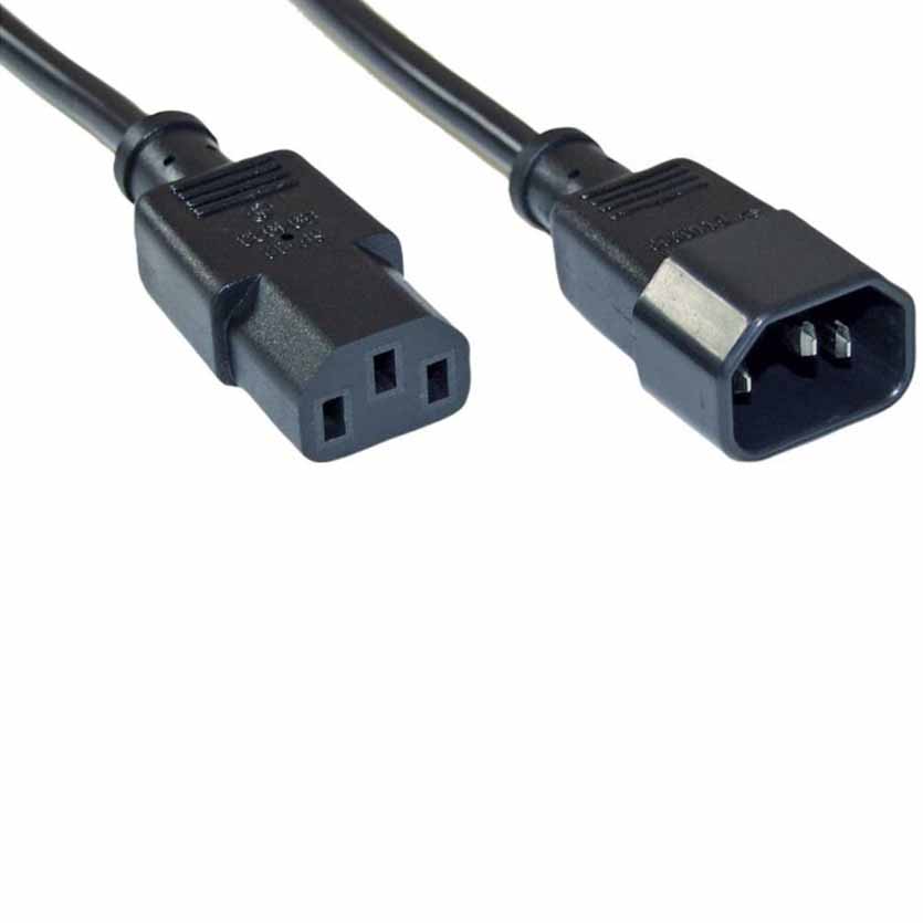 16635 5m EXTENTION CABLE C13 FEM TO C14 MALE INLINE