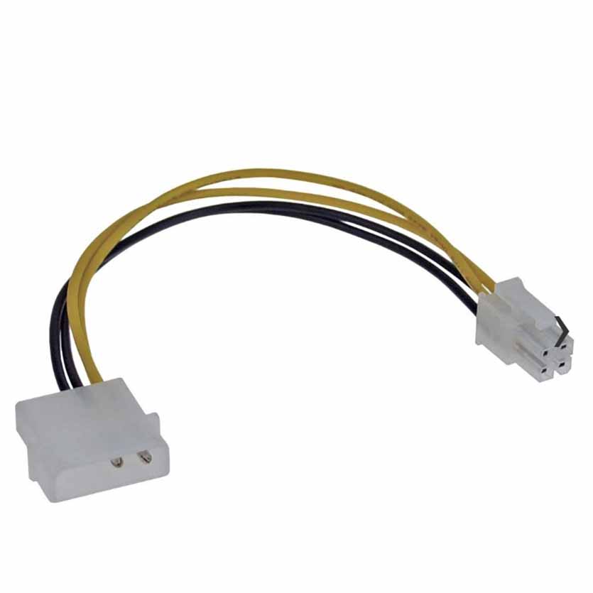 26632 M/B POWER ADAPTER 5.25″ TO 4PIN 12V 0,2m INLINE