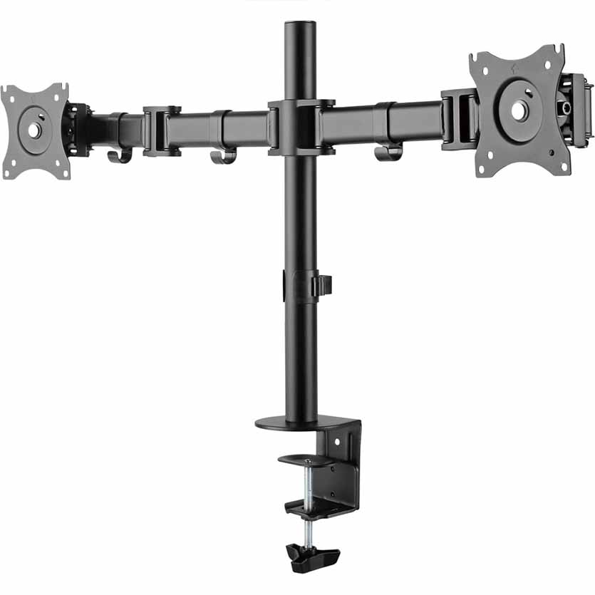 23104C DESKTOP MOUNT BRACKET FOR 2 TFT/LCD/LED DUAL UPTO 68cm INLINE