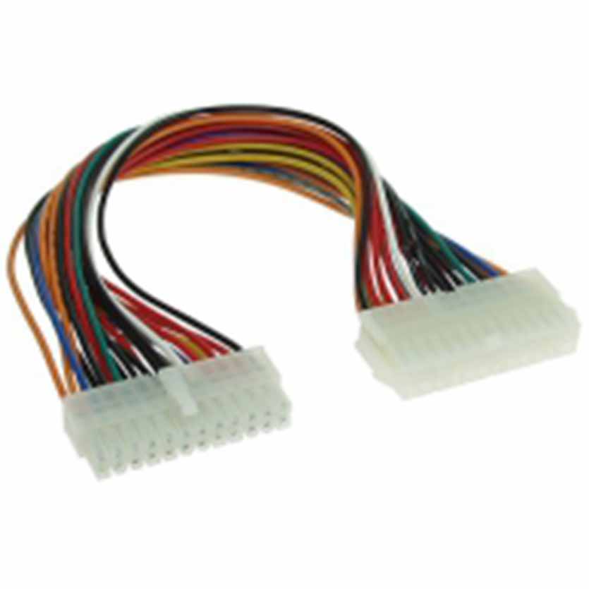 26629K MAINBOARD CABLE ATX 24PIN M/F 0,20m INLINE