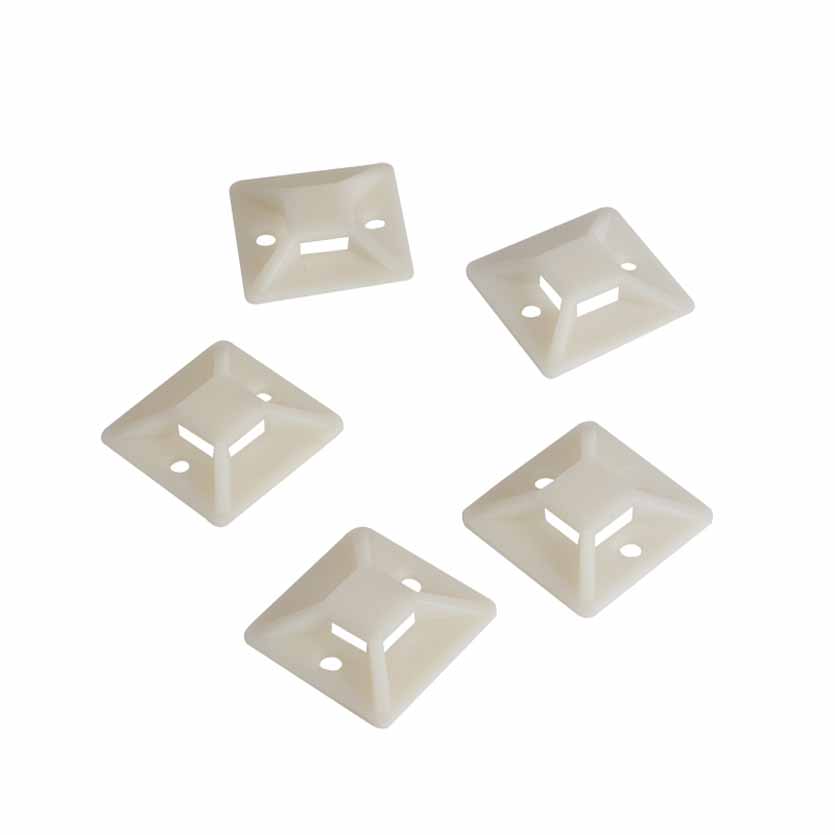 KAB0044 100pcs CABLE TIE MOUNTS 28×28 SELF-ADHESIVE LOGILINK