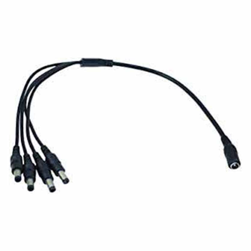 HW-D7 DC FEMALE TO 4 DC MALE POWER CABLE