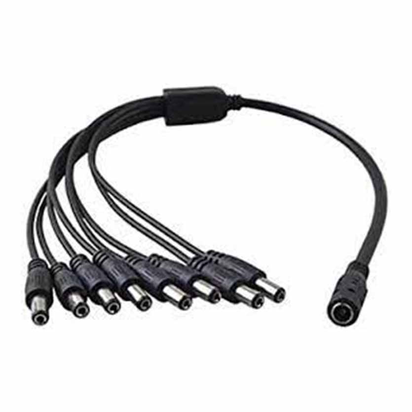 HW-D8 DC FEMALE TO 8 DC MALE POWER CABLE