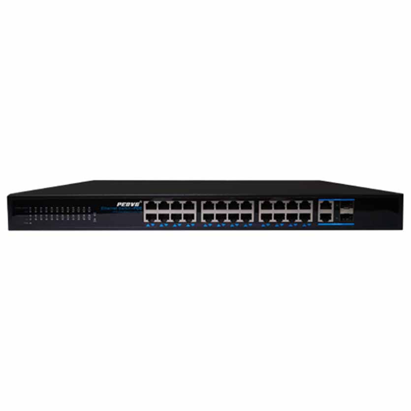 TT-G102404EXPOE-BP450  24-PORT POE SWITCH 450W PEOVG