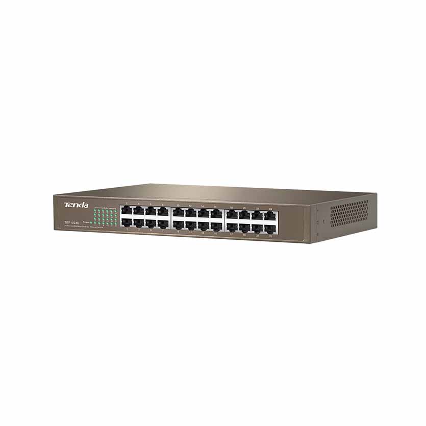 TEF1024D 24PORT 19” ETHERNET SWITCH 10/100 TENDA