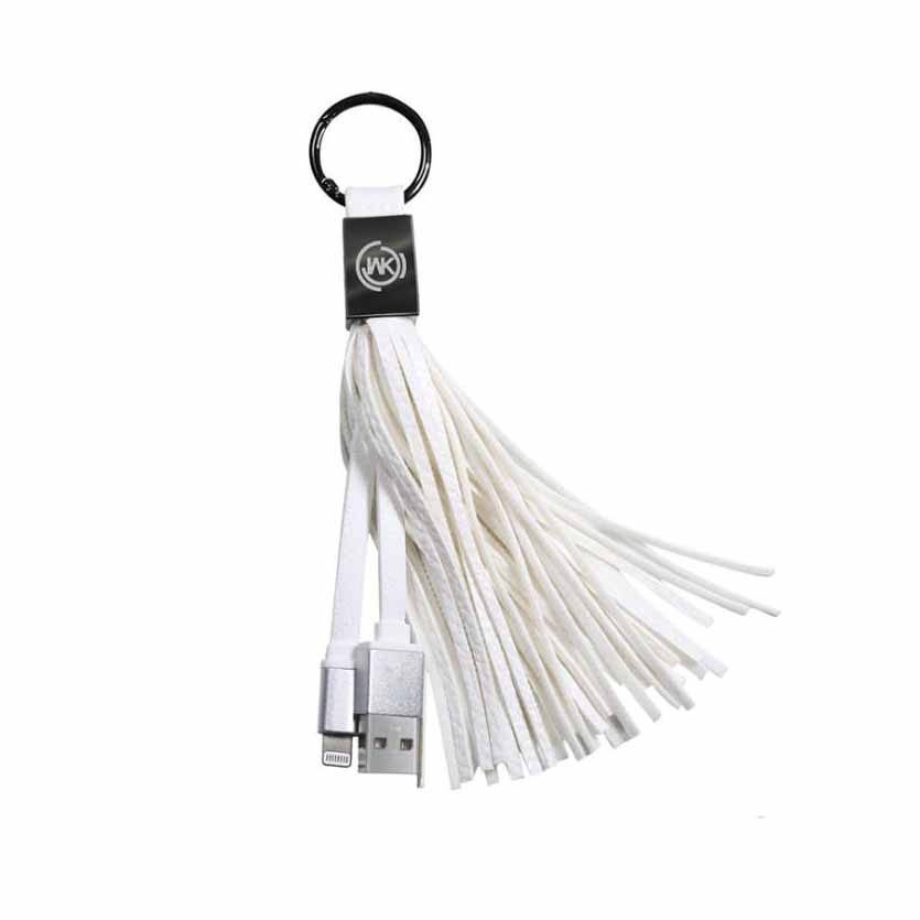 WDC-011 i6 WHITE TASSEL RING CHARGING CBL WK