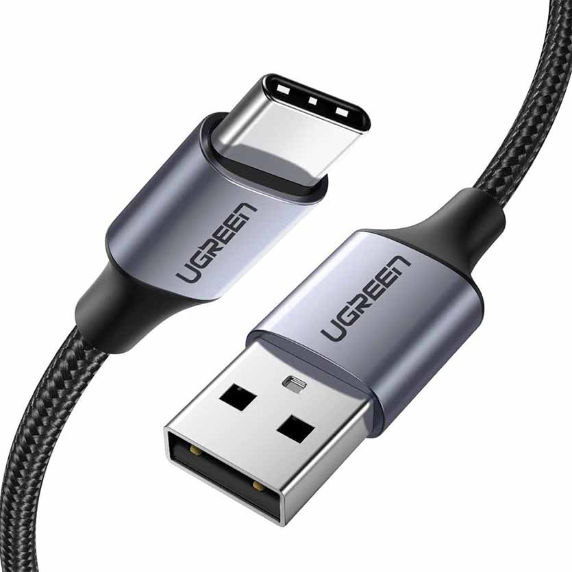 60126 USB TYPE- C 1m BLACK CHARGING CABLE 3A UGREEN
