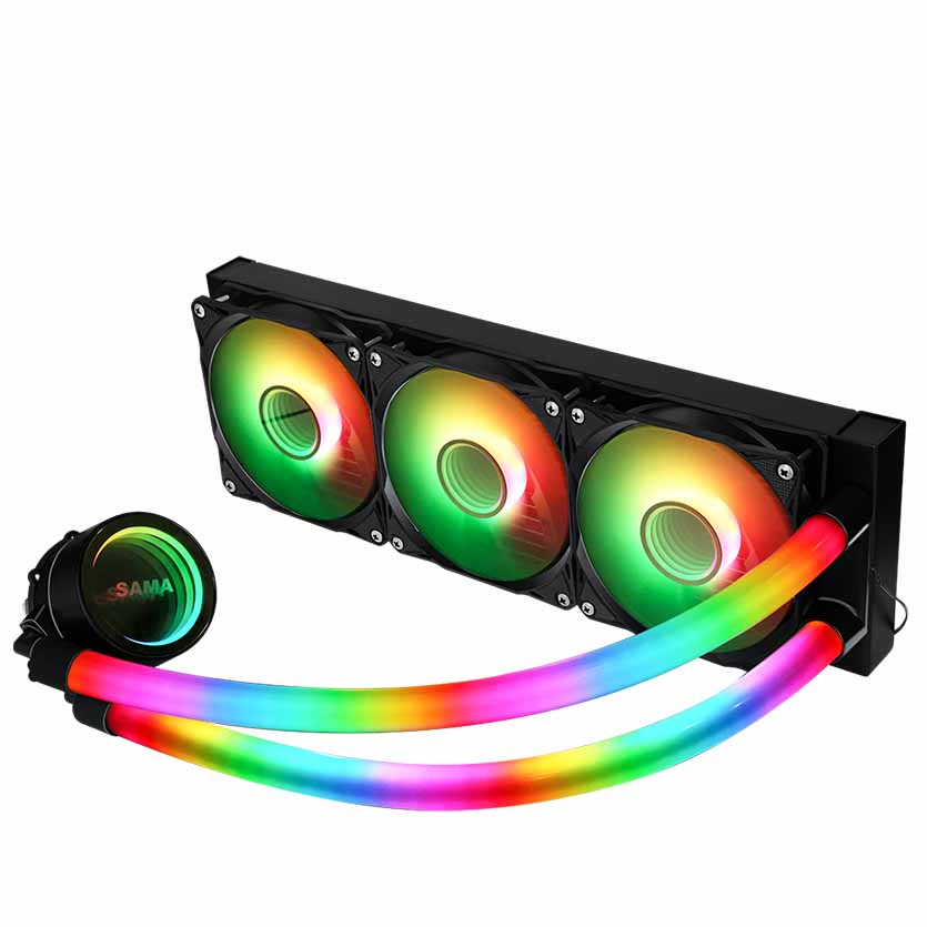 PS360 BLACK LIQUID COOLER 360mm BLACK