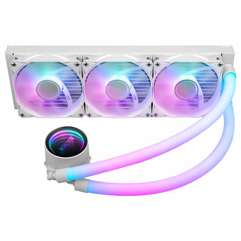 PS360 WHITE LIQUID COOLER 360mm SAMA