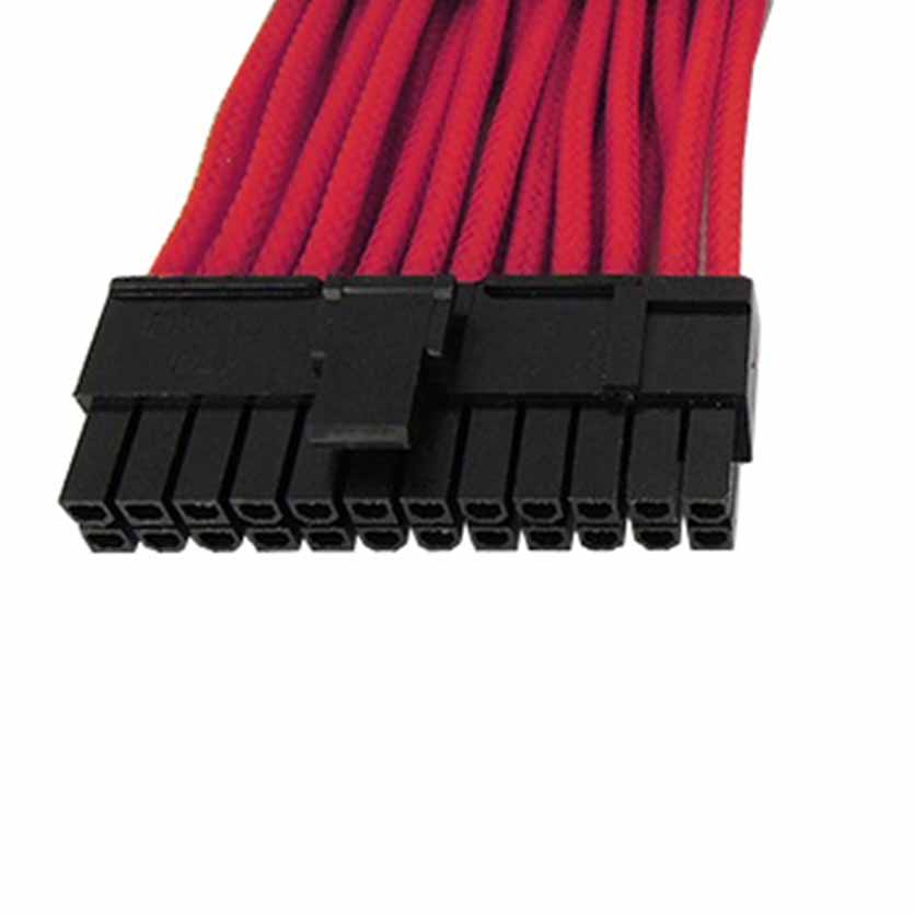 CA-24P-04 24PIN EPS SINGLE SLEEVED CABLE RED GELID