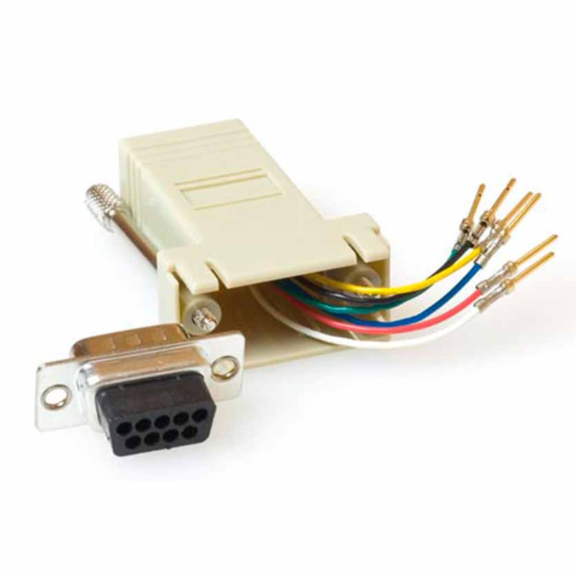 TD09F8 MODULAR ADAPTOR 9pin F TO RJ45 F ACT