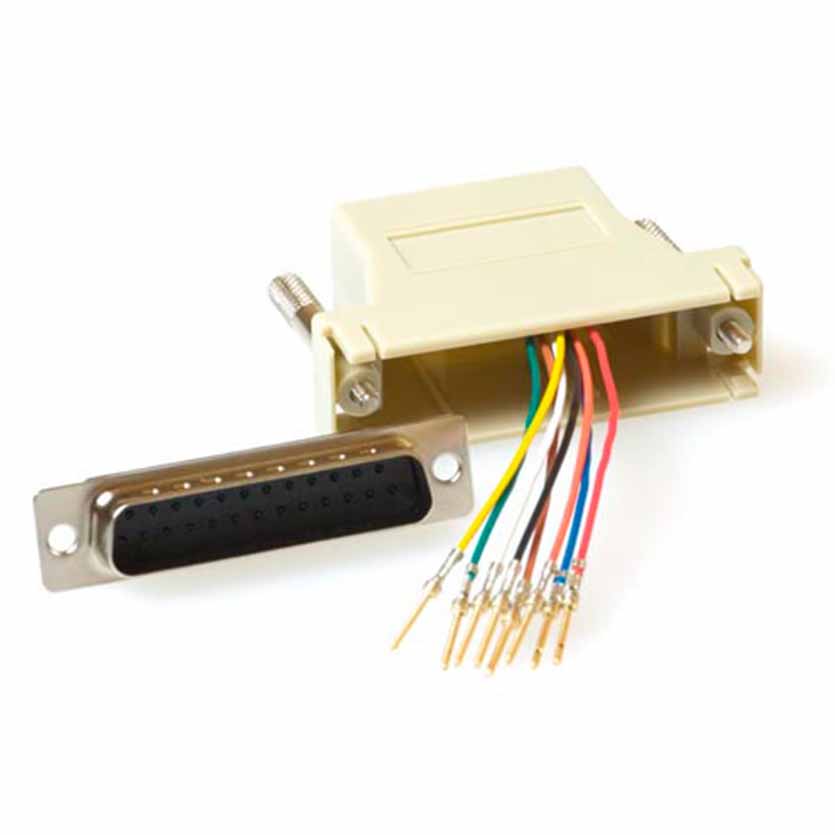 TD25M8 MODULAR ADAPTER DB25 M-RJ45 FEM ACT