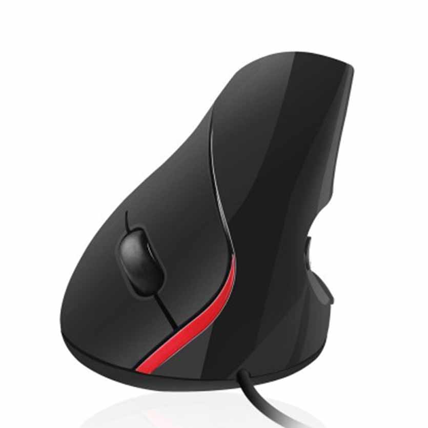 EW3156 ERGONOMIC VERTICAL MOUSE WIRED, 1000DPI BLACK EWENT