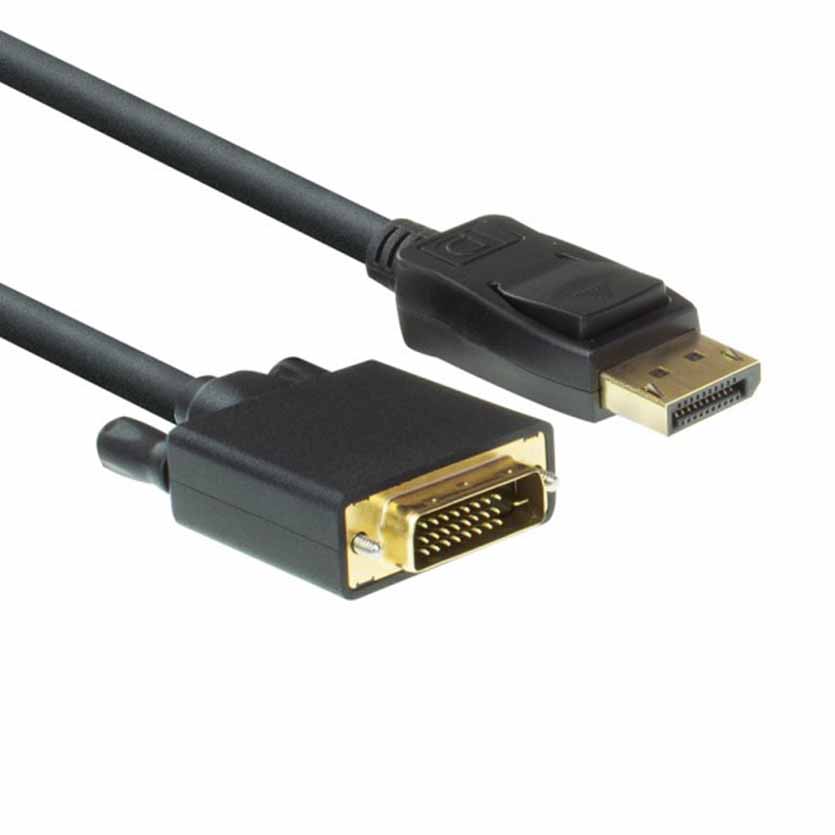 EW9845 1.8m DISPLAYPORT TO DVI MALE CABLE EWENT