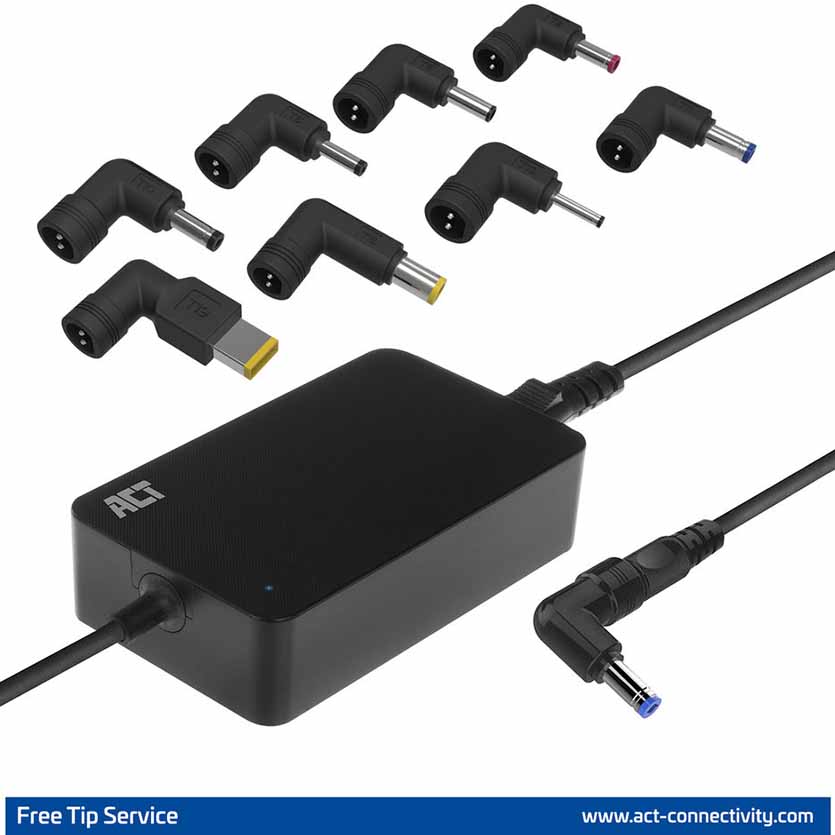 AC2055 NOTEBOOK POWER SUPPLY, 65W ACT