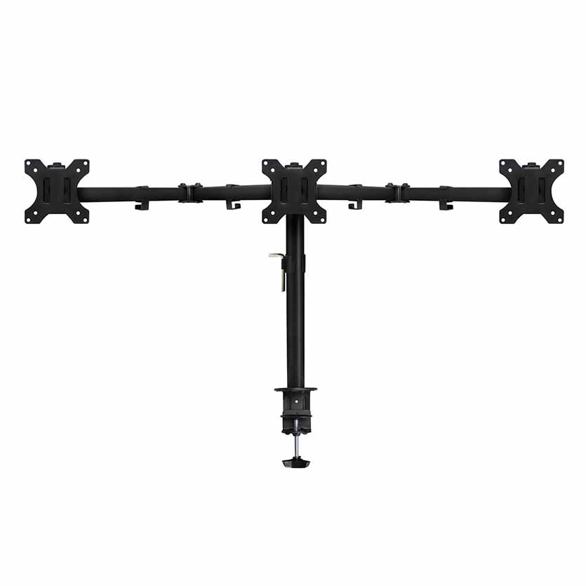 AC8303 TRIPLE MONITOR DESK MOUNT, 13-27″, MAX.7KG ROT 360 ACT