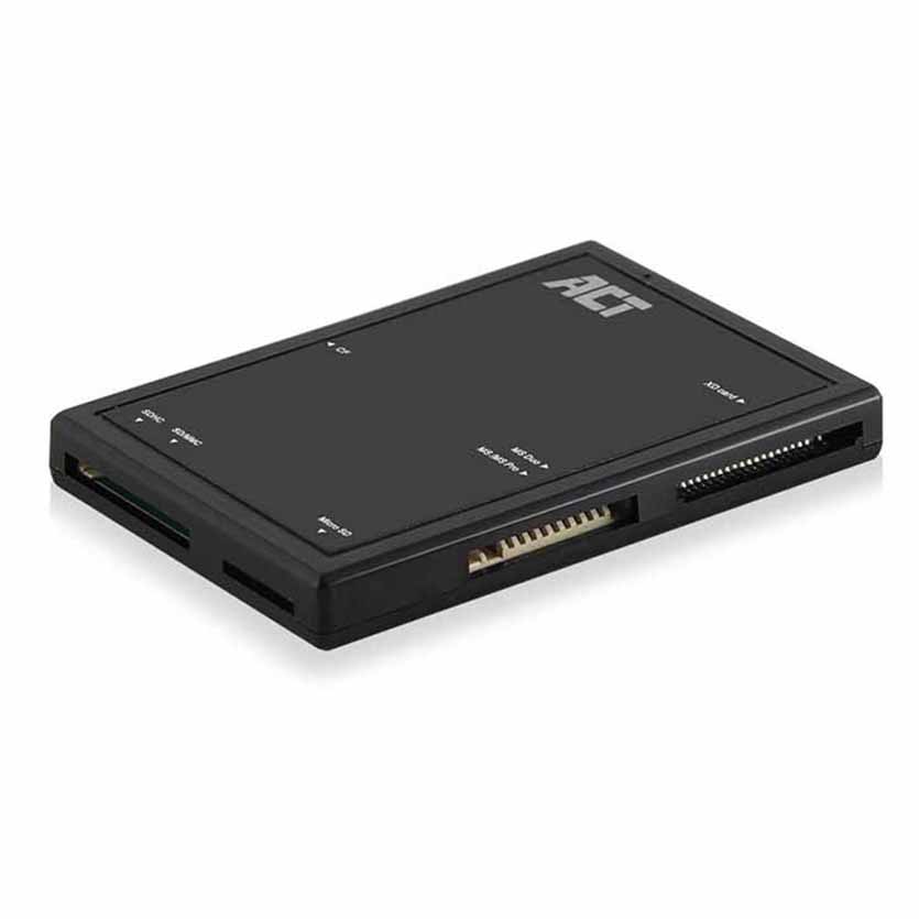 AC6370 MICRO SD EXTERNAL USB 3.2 CARD READER SD/MICRO, SD/SDHC BLACK ACT