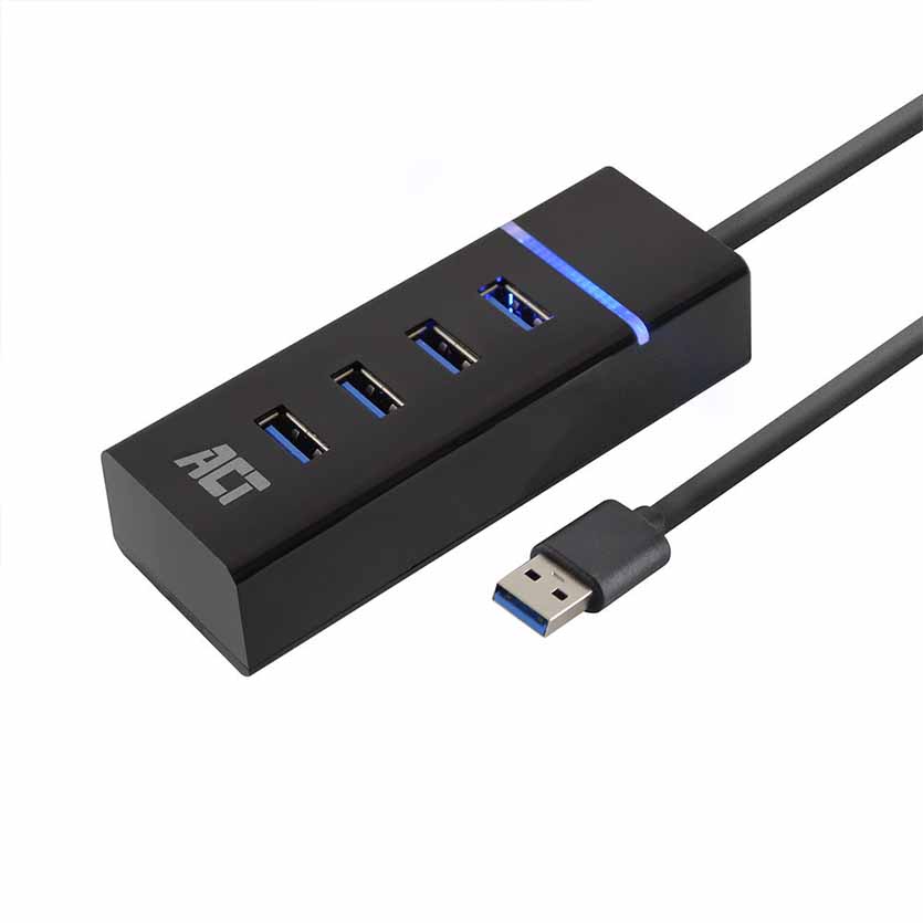 AC6300 USB 4-PORT HUB3.2 GEN1 BLACK ACT