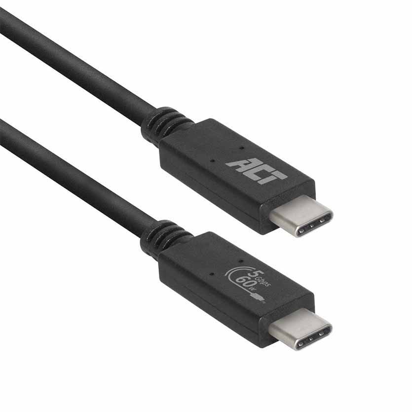 AC7402 2m 5GBPS CONNECTION CABLE USB-C M/M USB2.0 GEN1 IF CERTIFIED ACT